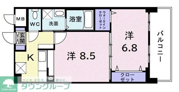 セジュール 藤の物件間取画像